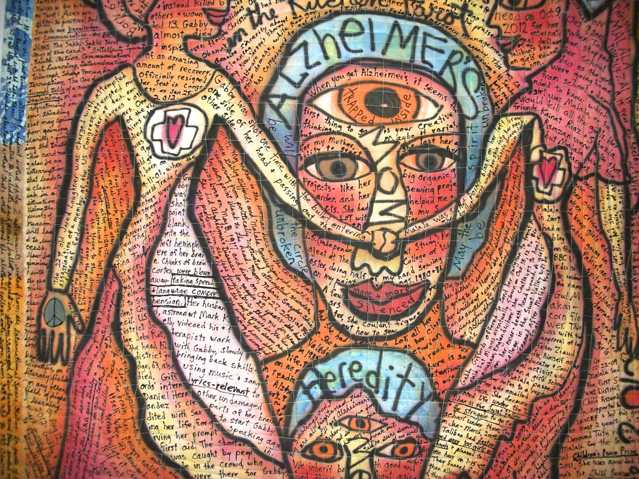 Head Trip. detail view. ©Susan Shie 2012.